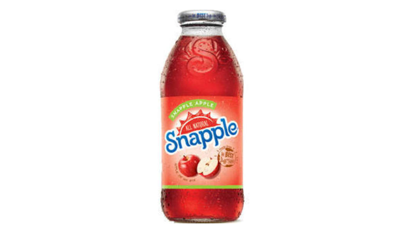 Order Snapple Apple Juice 16 oz food online from Oak Knoll Liquor store, Santa Maria on bringmethat.com