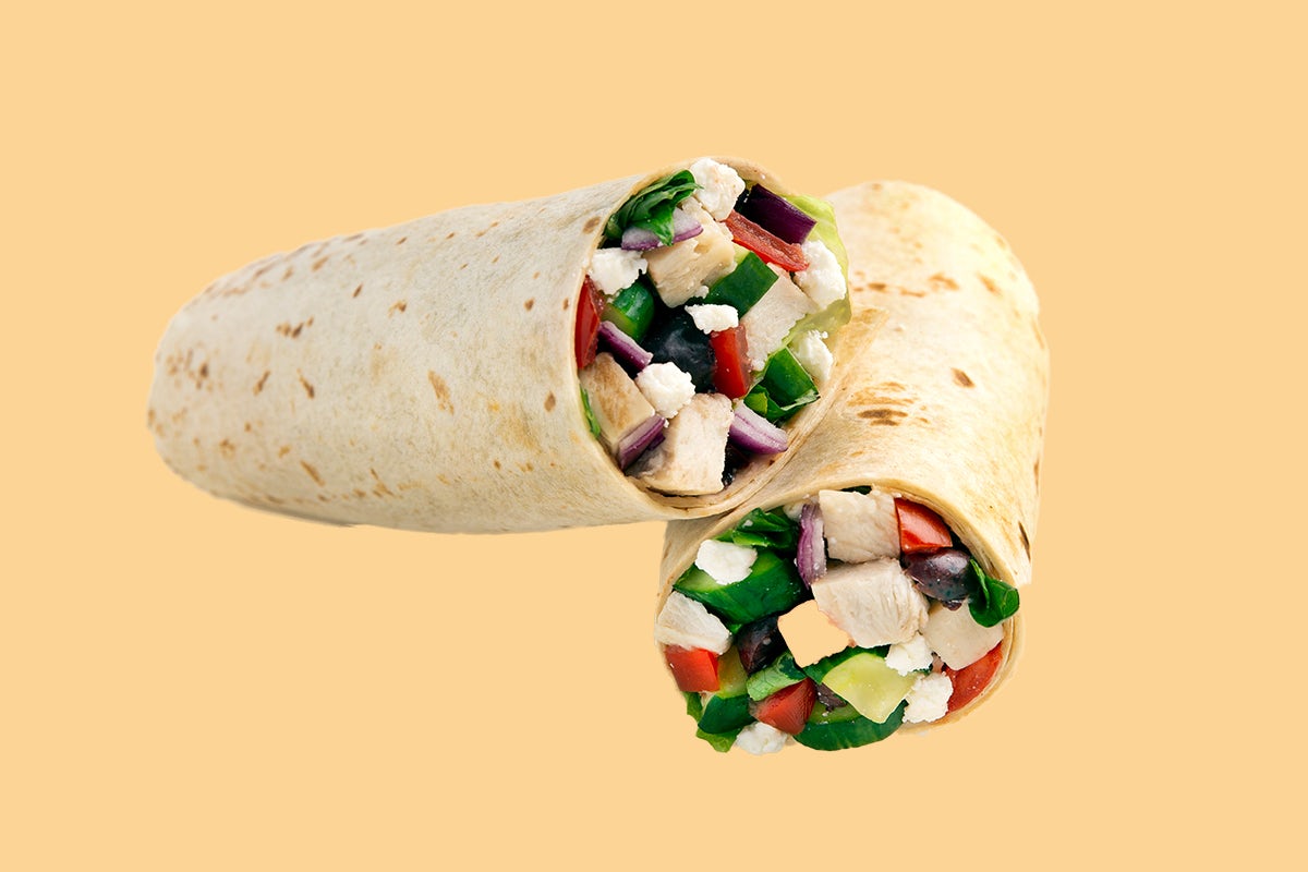 Order Classic Greek Wrap food online from Saladworks store, Bridgewater on bringmethat.com