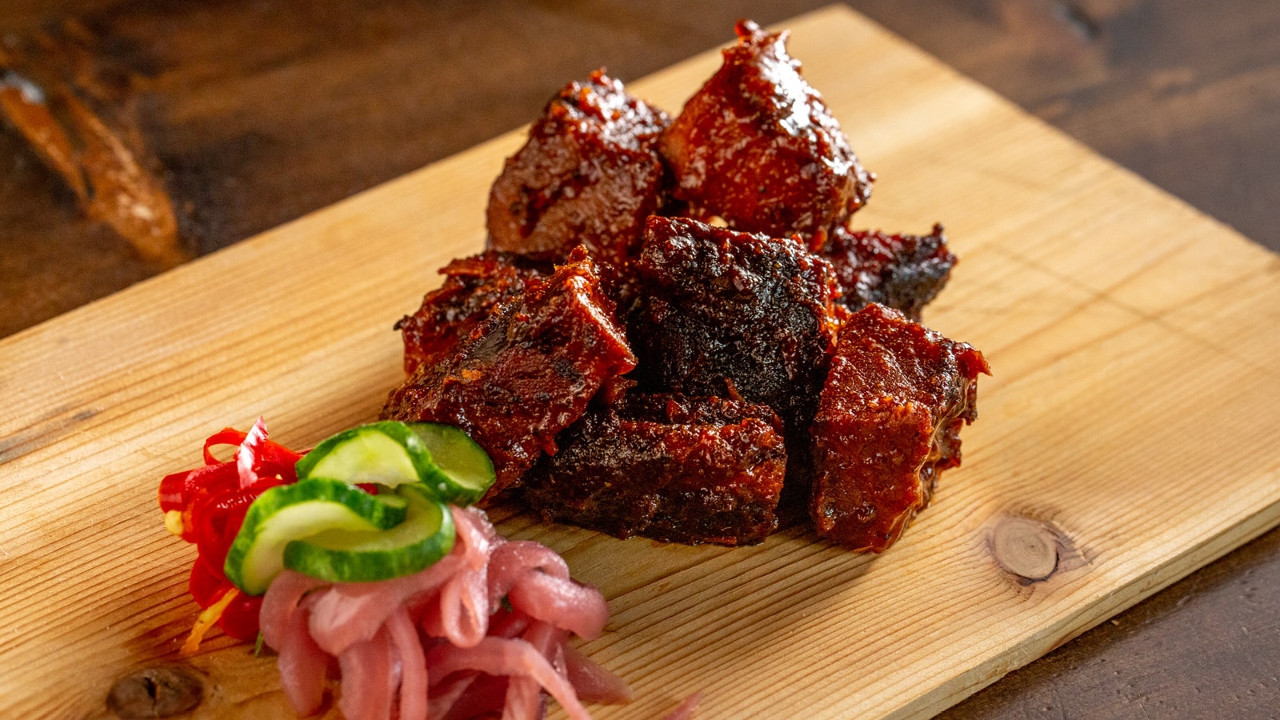 Order Burnt Ends by the Pound food online from Mighty Quinn's Barbeque store, New York on bringmethat.com