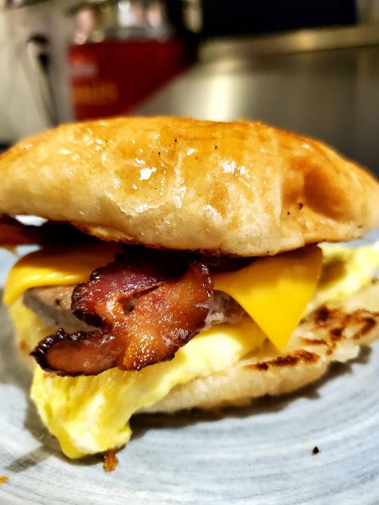 Order Bacon, Egg & Cheese food online from Sacred Grounds Corner Cafe Social Circle store, Social Circle on bringmethat.com