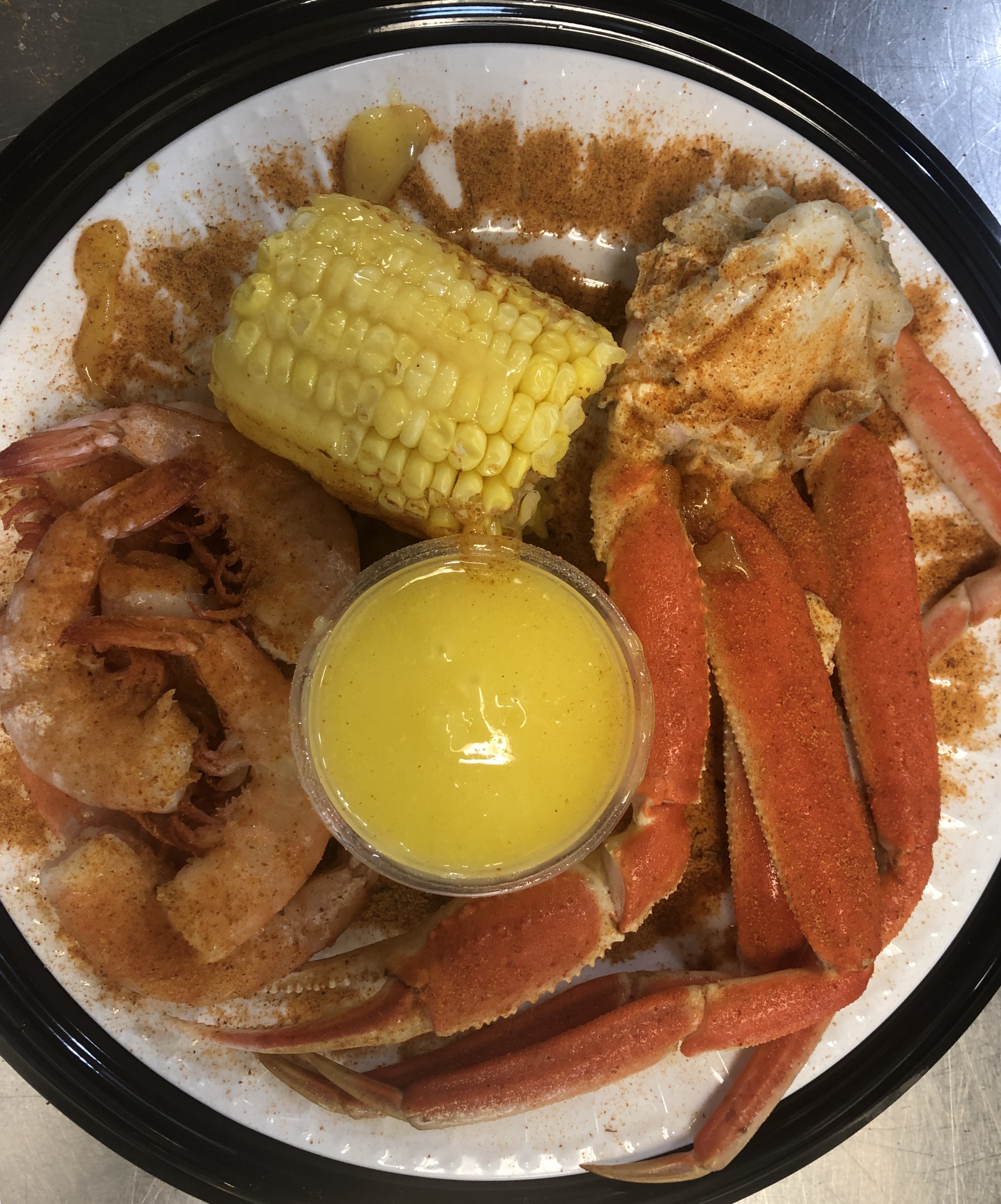 Order Snow Crab And Shrimps platter food online from Cameron's Seafood store, Frederick on bringmethat.com