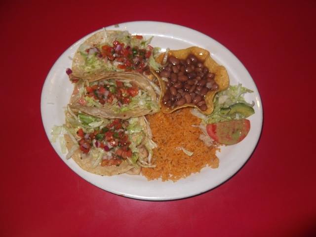 Order Tacos de Pescado food online from El Paraiso De Mexico store, San Antonio on bringmethat.com