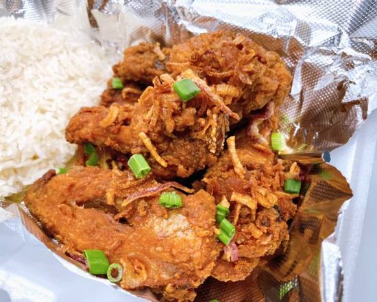 Order Sticky rice & Chicken Wings (Kai Thod Kao Neaw) food online from Thrive Kitchen store, Atlanta on bringmethat.com