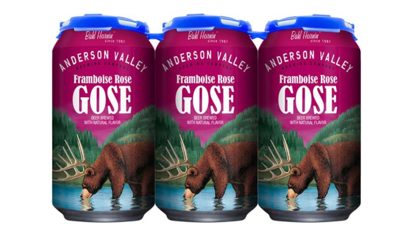 Order Anderson Valley Gose Series 1 - Framboise Rose Gose 6 Pack 12oz Cans food online from Spikes Bottle Shop store, Chico on bringmethat.com