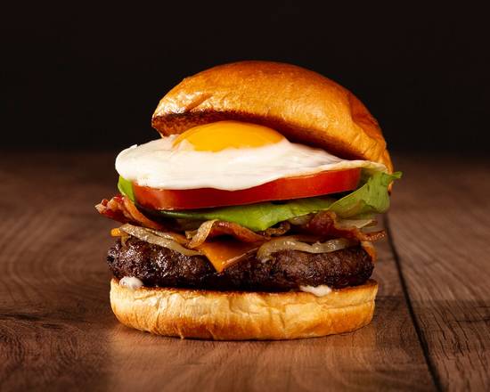 Order The Breakfast Burger food online from Ranch Burger Co. store, Solvang on bringmethat.com