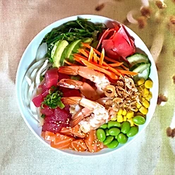 Order Over the Rainbow Bowl food online from The Poke Republic store, Cary on bringmethat.com