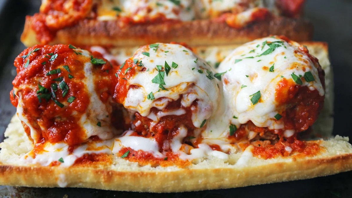 Order Homemade Meatball Sandwich food online from Tony's Pizza store, Whittier on bringmethat.com