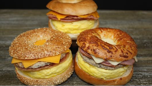 Order 6. Eggwich Supreme food online from Bagel Street Cafe Danville store, Danville on bringmethat.com