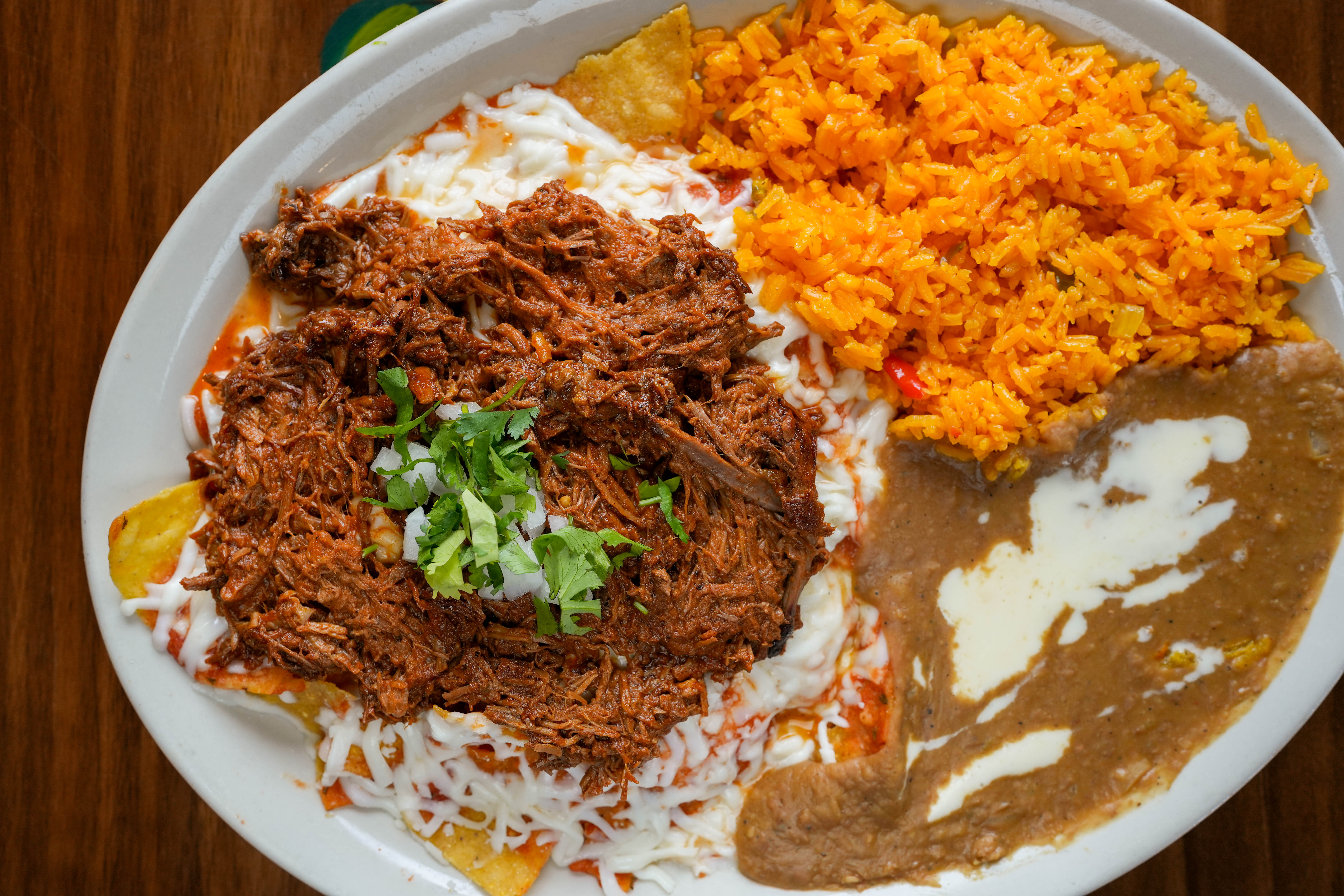 Order Birria Chilaquiles food online from Maria's Mexican Restaurant store, Charlotte on bringmethat.com