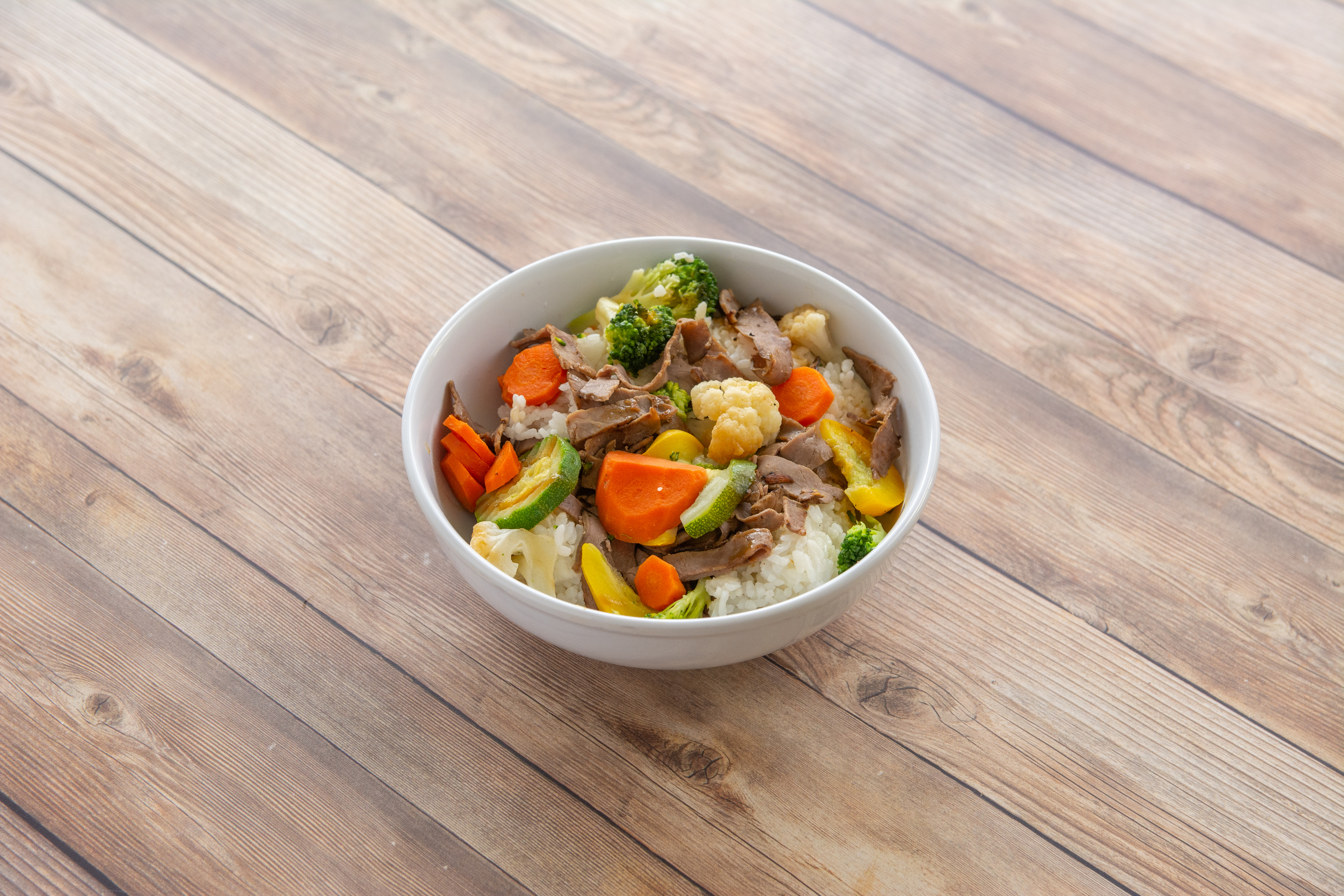 Order Beef Teriyaki Bowl food online from Pizza Man store, Placentia on bringmethat.com