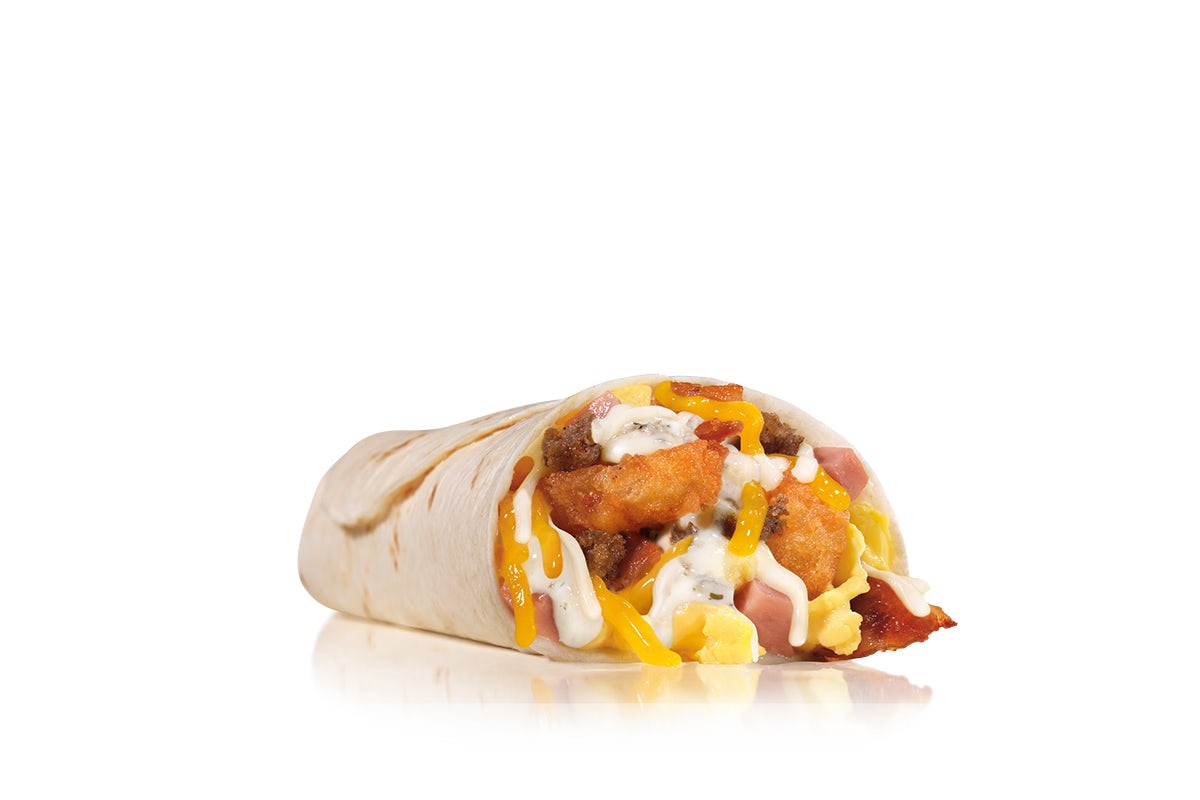 Order Big Country® Breakfast Burrito food online from Carl's Jr. store, Albany on bringmethat.com