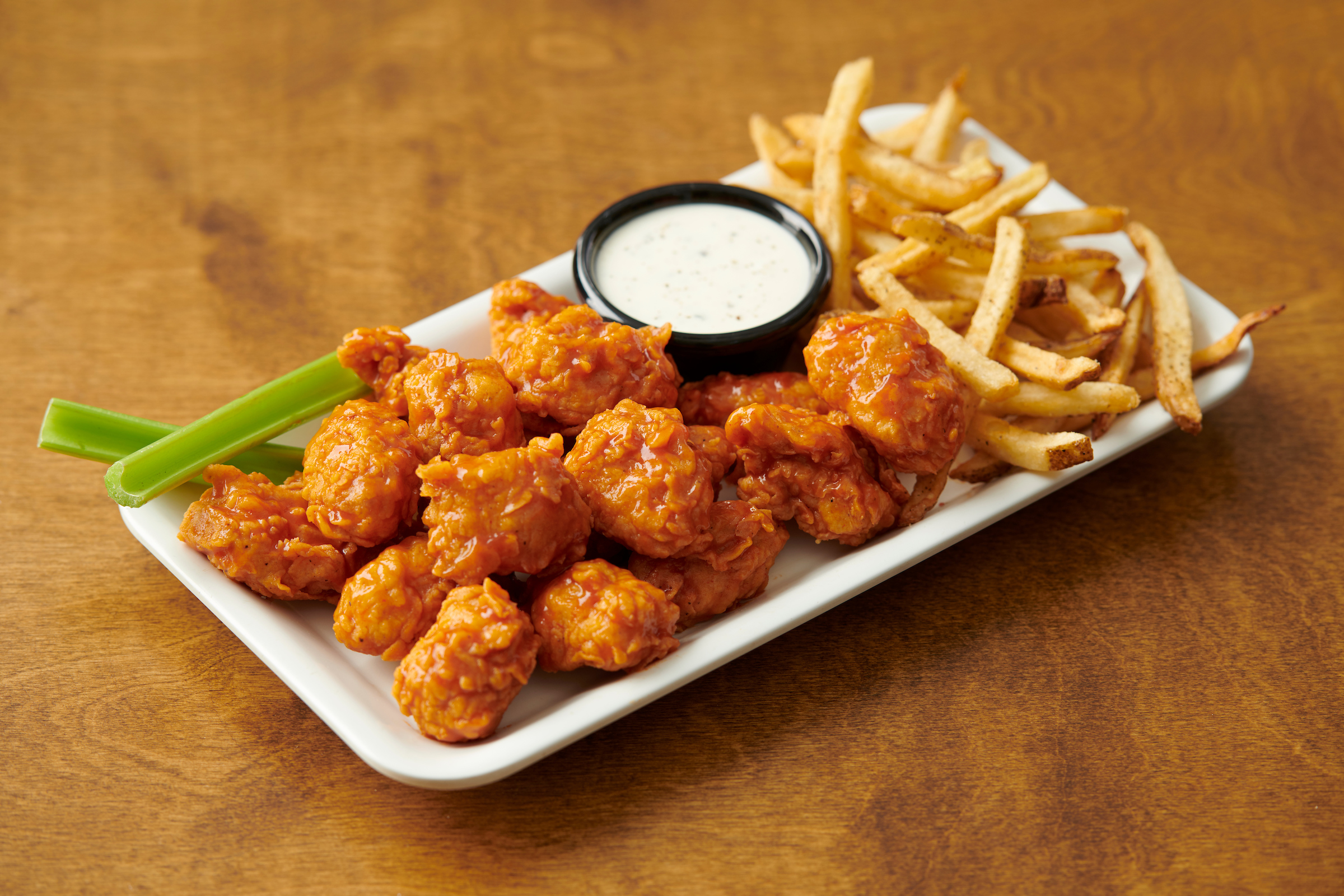 Order Boneless Wing Dinner food online from BoomerJack's Grill Plano store, Plano on bringmethat.com