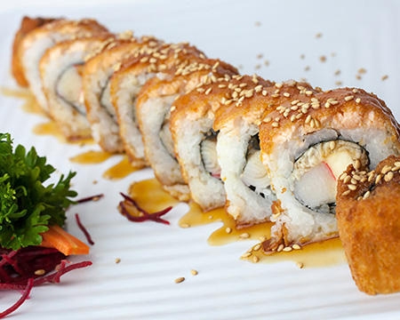 Order Kumori Special Roll food online from Kumori Sushi & Teppanyaki - Nolana store, Mcallen on bringmethat.com