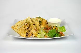 Order Rotisserie Chicken Quesadilla food online from Campestre Chicken store, Lincoln Park on bringmethat.com