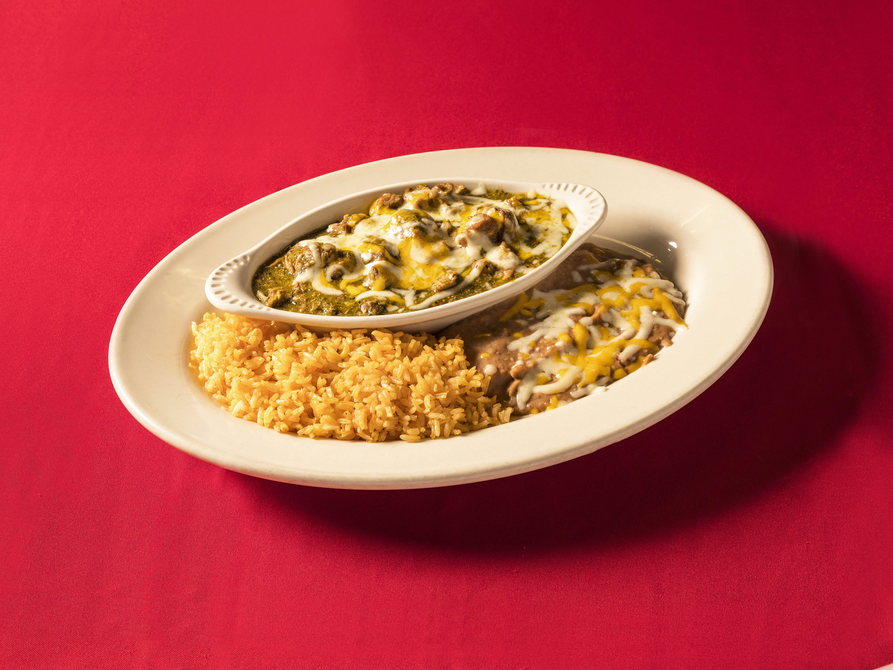 Order Chile Verde food online from El Capitan Mexican Grill store, Bakersfield on bringmethat.com