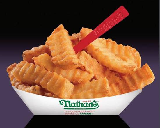 Order Original Crinkle Cut Fries food online from Nathan Famous store, Danbury on bringmethat.com