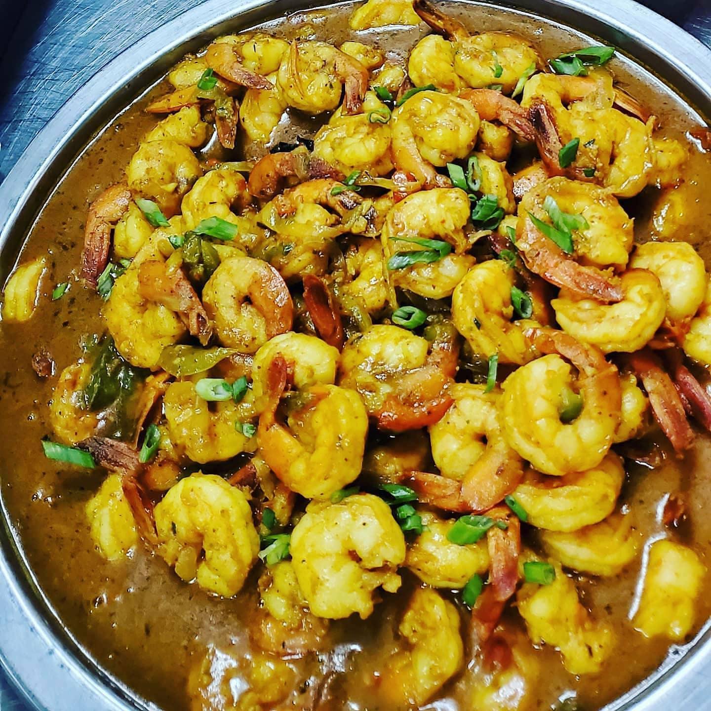 Order Curried Shrimp food online from The Simpson Restaurant & Bar store, Brooklyn on bringmethat.com