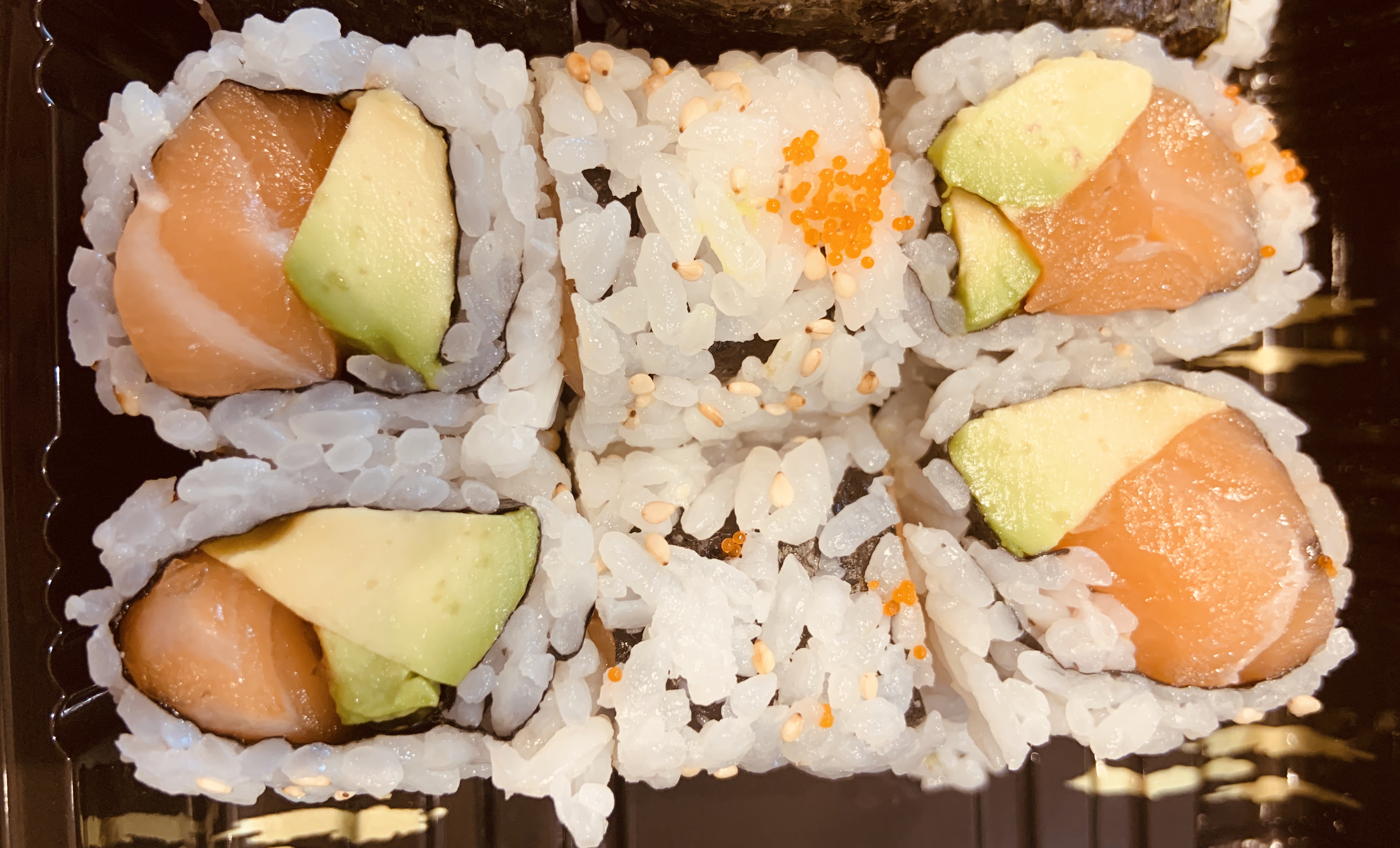 Order Salmon Avocado Roll food online from Wasabi Steakhouse store, Salem on bringmethat.com