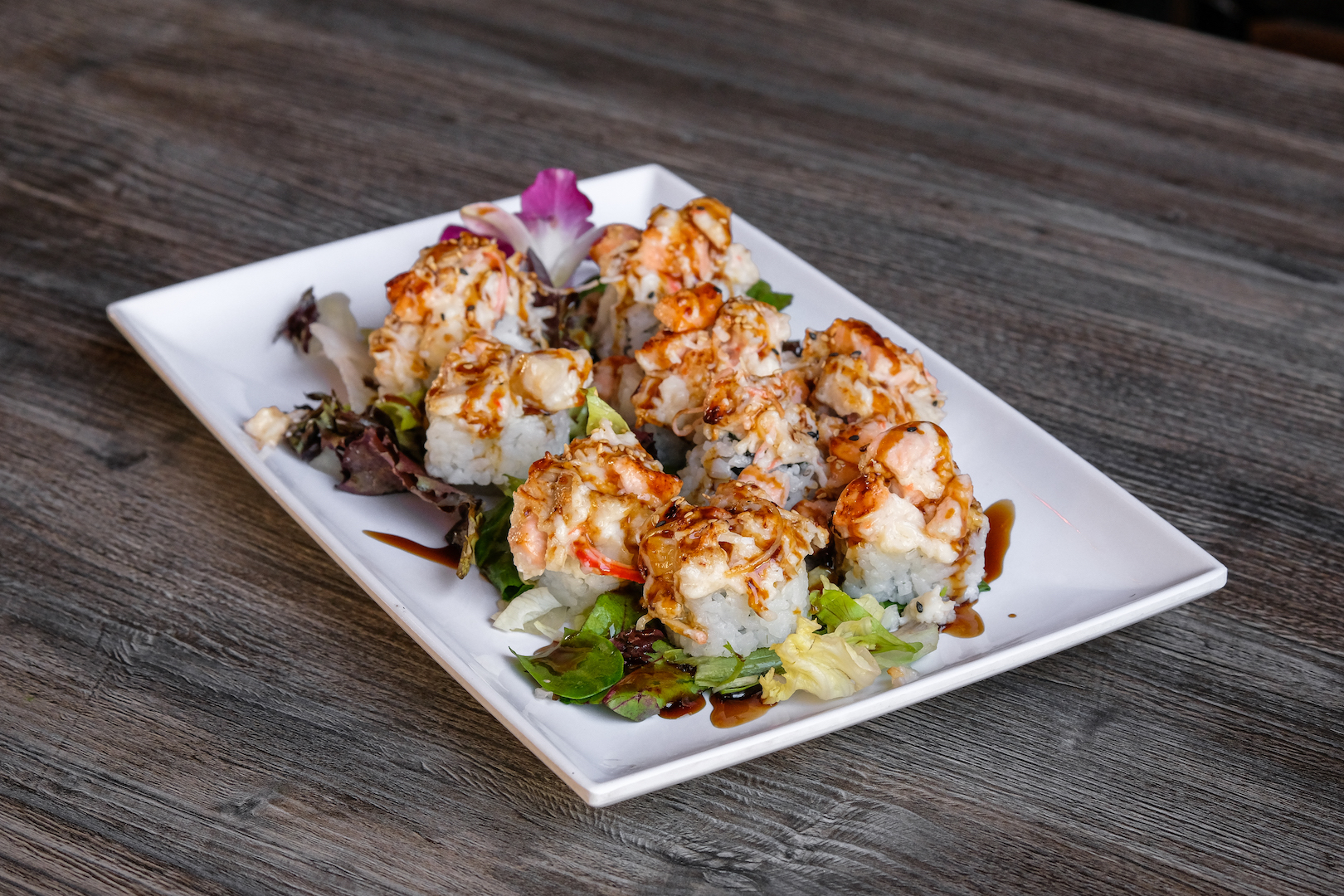 Order Baked Dynamite Roll food online from Nozomi 2 Sushi And Bbq store, La Jolla on bringmethat.com