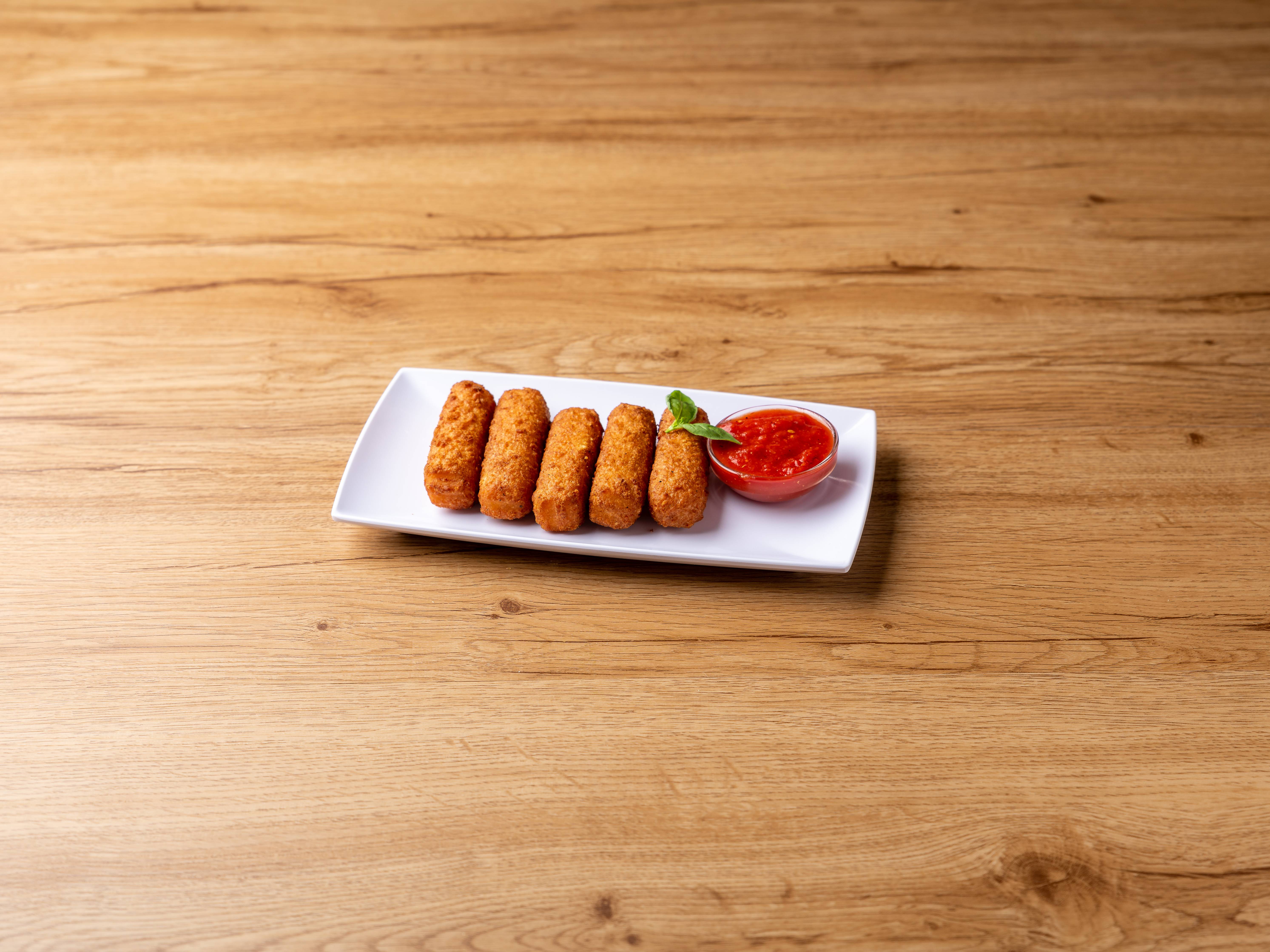Order 5 Mozzarella Sticks food online from Pizza Pronto and Gyro House - Avalon store, Pittsburgh on bringmethat.com