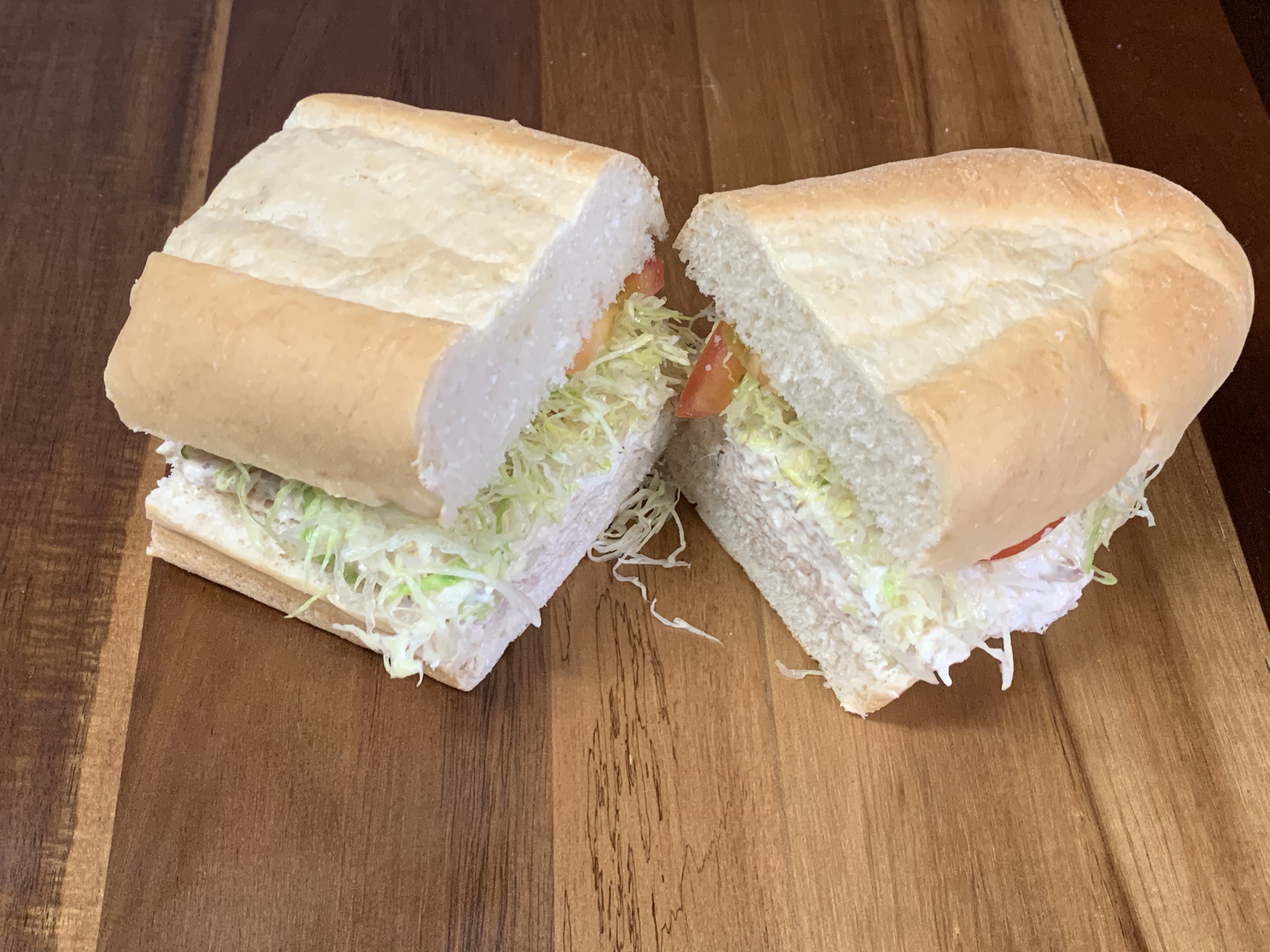 Order 15. Tuna Salad Sub food online from Jersey Boyz Subs & Deli store, Overland Park on bringmethat.com