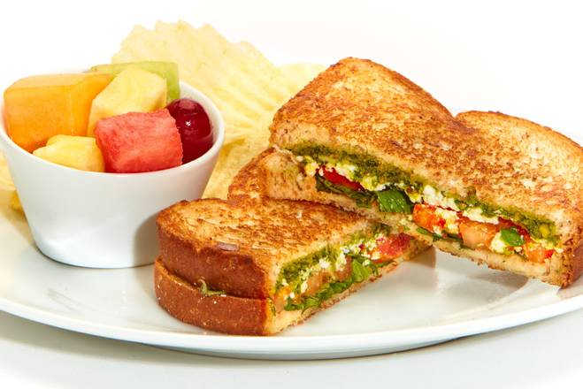 Order Tomato Basil Sandwich food online from Taziki's Mediterranean Cafe store, Raleigh on bringmethat.com