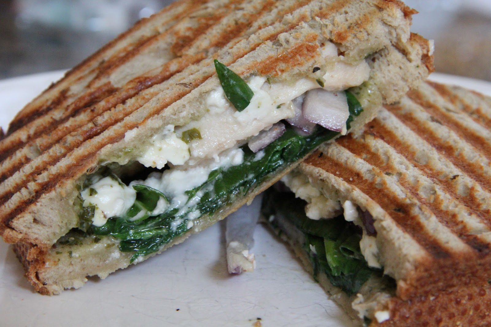 Order Greek Panini food online from Sutton cafe store, New York on bringmethat.com
