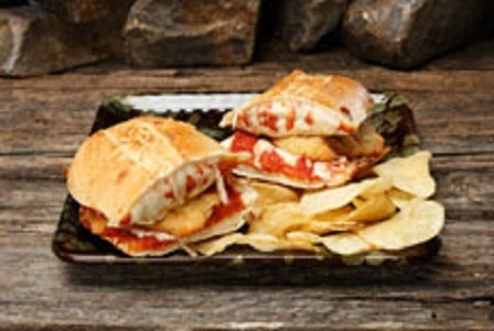 Order Parmesan Sub food online from Extreme Pizza store, San Francisco on bringmethat.com