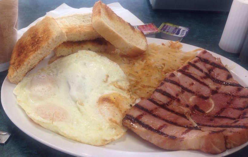 Order Ham Steak & Eggs food online from Country Club Cafe store, Rancho Mirage on bringmethat.com