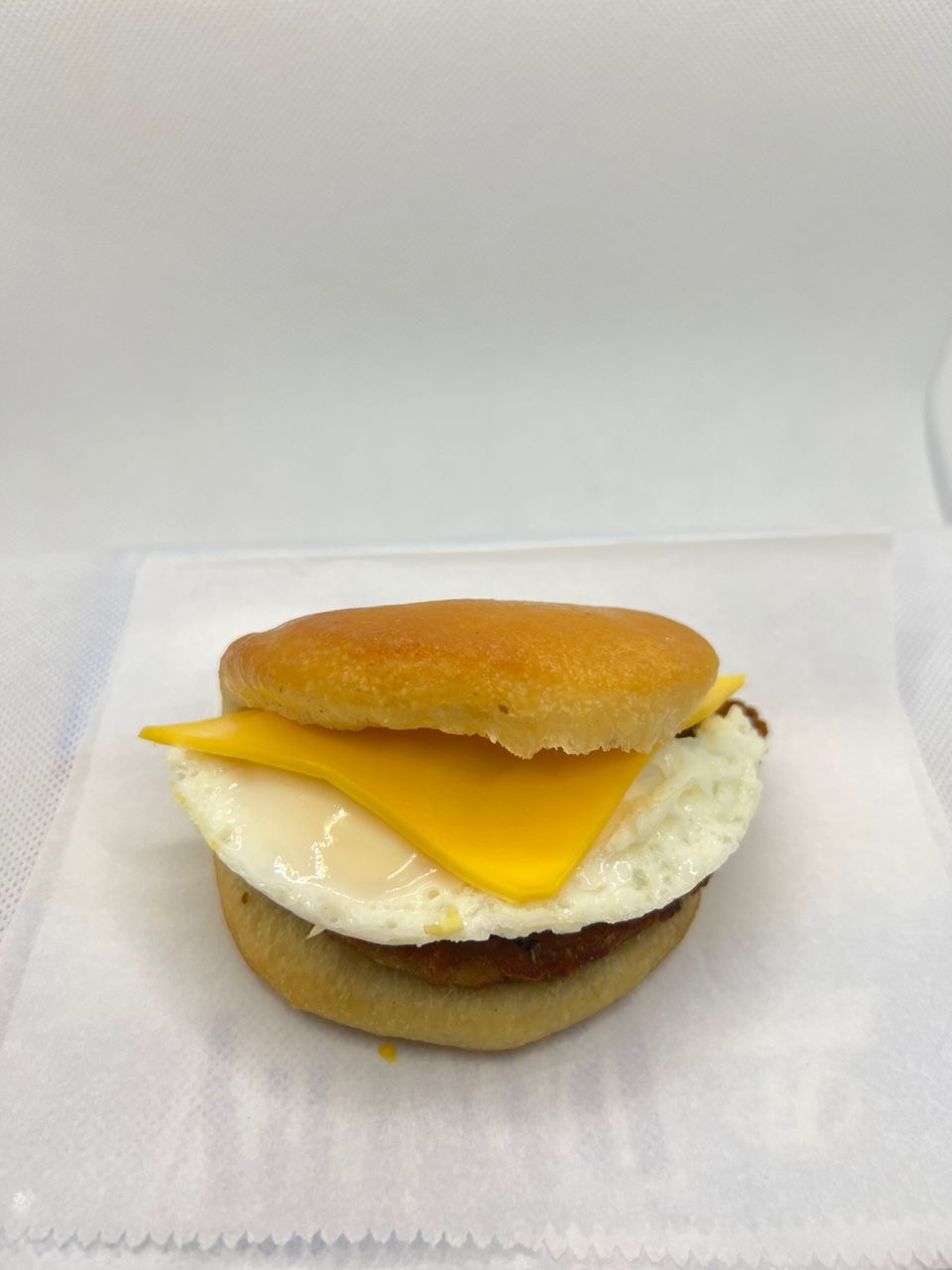 Order Sausage Egg Cheese Biscuit food online from Fresh & Creamy Donuts store, Lewisville on bringmethat.com