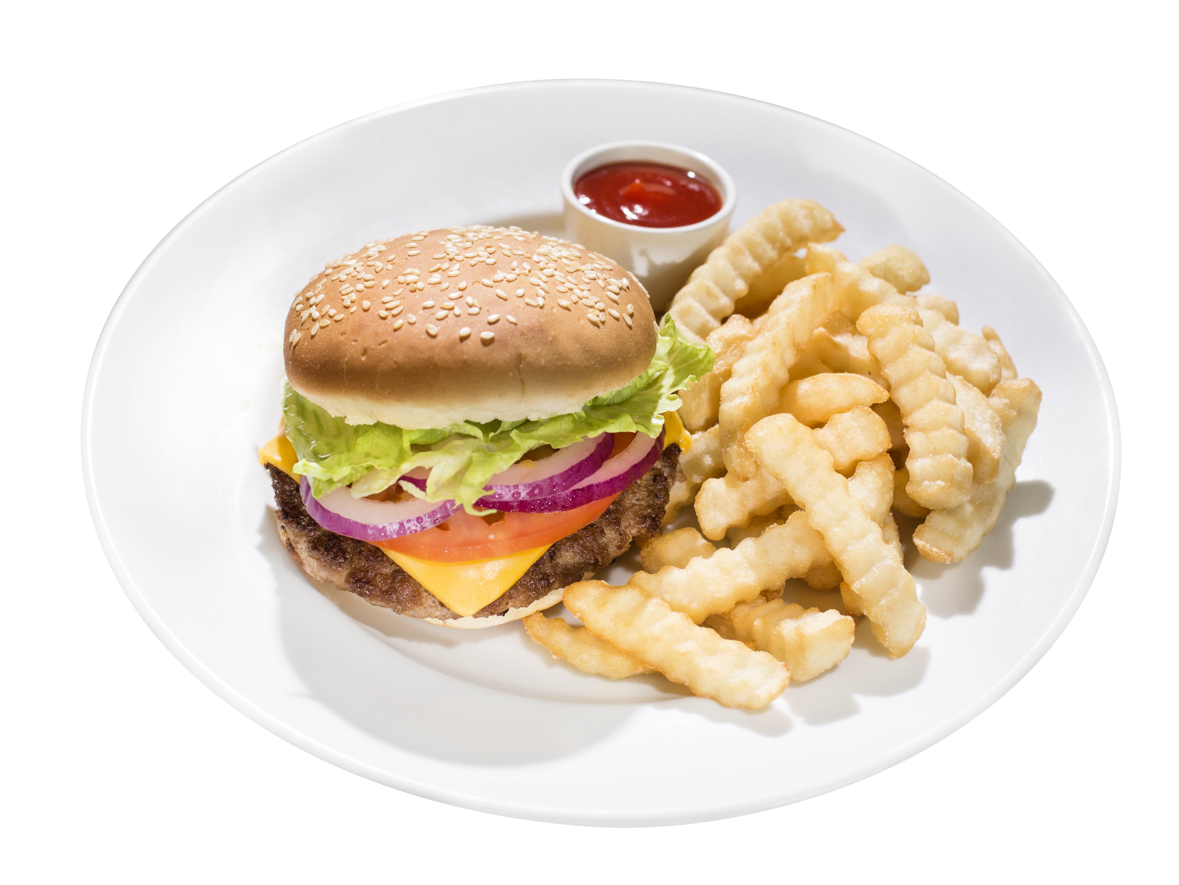 Order Cheeseburger food online from L&L Hawaiian Bbq store, Sparks on bringmethat.com