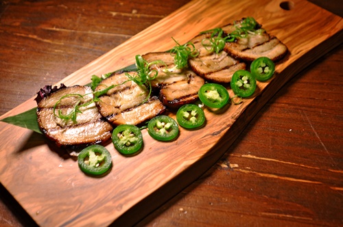 Order Grilled Pork Belly food online from Zono Sushi store, Glendale on bringmethat.com
