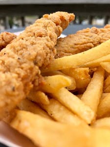 Order Chicken Fingers w/Fries food online from Athenian Fresh Grill store, North Arlington on bringmethat.com