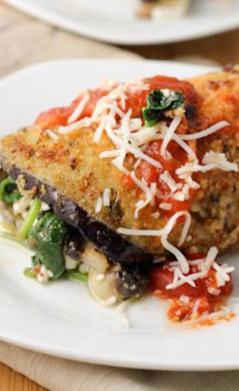 Order Eggplant Spinach Rollatini - Entree food online from Il Forno store, Branchburg on bringmethat.com