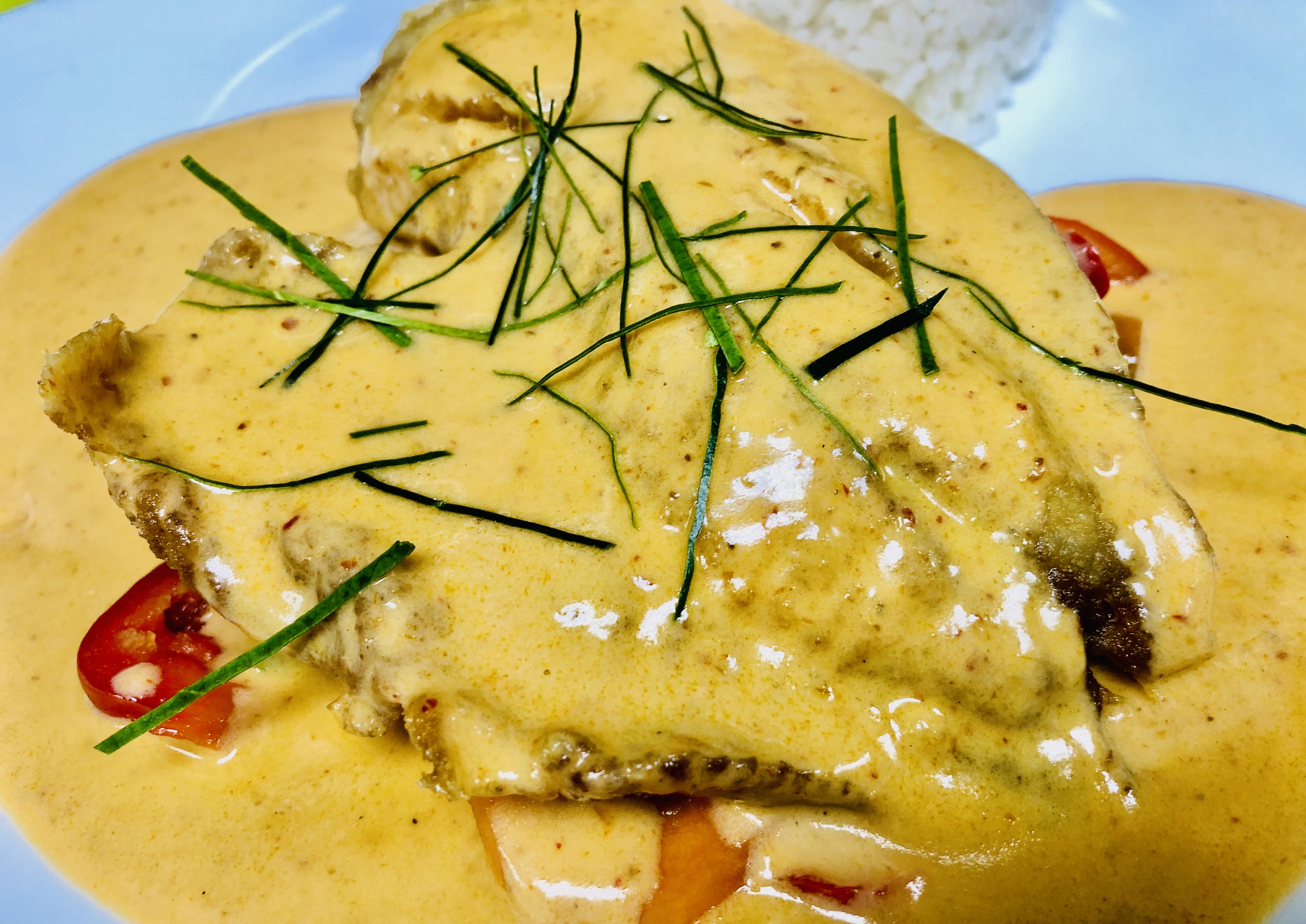 Order Tilapia Curry(D) food online from Diamond Thai store, Somerset on bringmethat.com