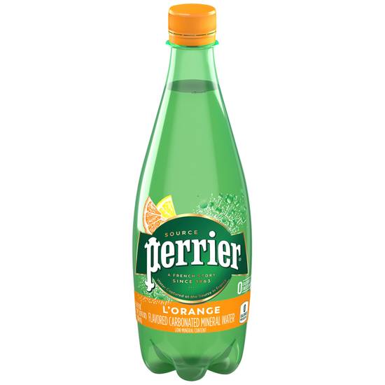 Order Perrier L'Orange Flavored Sparkling Water, 16.9 FL OZ food online from CVS store, PINSON on bringmethat.com