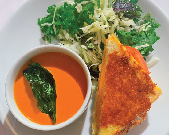 Order Grilled Cheese and Tomato Soup food online from Lucky Bakehouse Café store, Boulder on bringmethat.com