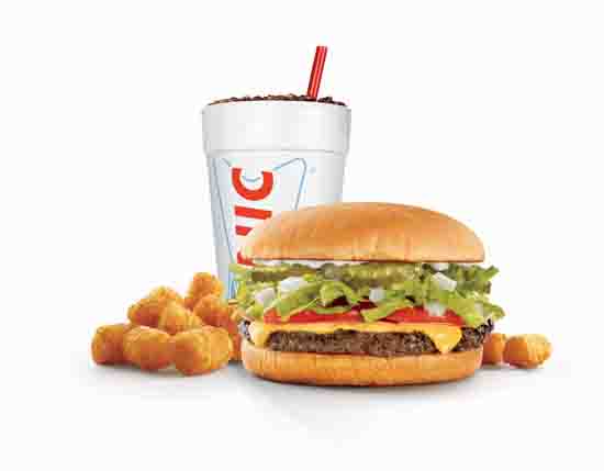 Order Cheeseburger Combo food online from Sonic store, Bakersfield on bringmethat.com