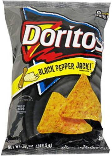 Order Doritos Tortilla Chips Black Pepper Jack food online from Deerings Market store, Traverse City on bringmethat.com