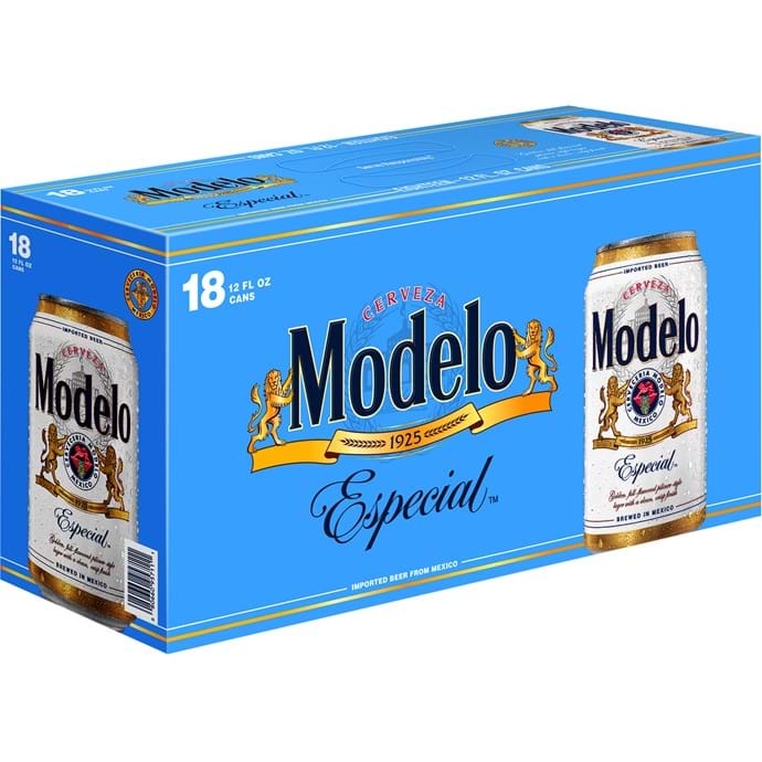 Order Modelo Especial beer 18 Pack Cans food online from Mirage Wine & Liquor store, Palm Springs on bringmethat.com