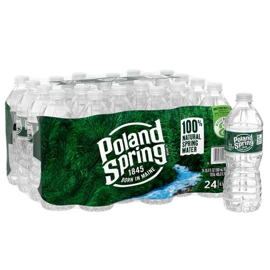 Order Poland Spring 100% Natural Spring Water Deposit Bottle 16.9 OZ, 24CT food online from Cvs store, GREENWICH on bringmethat.com