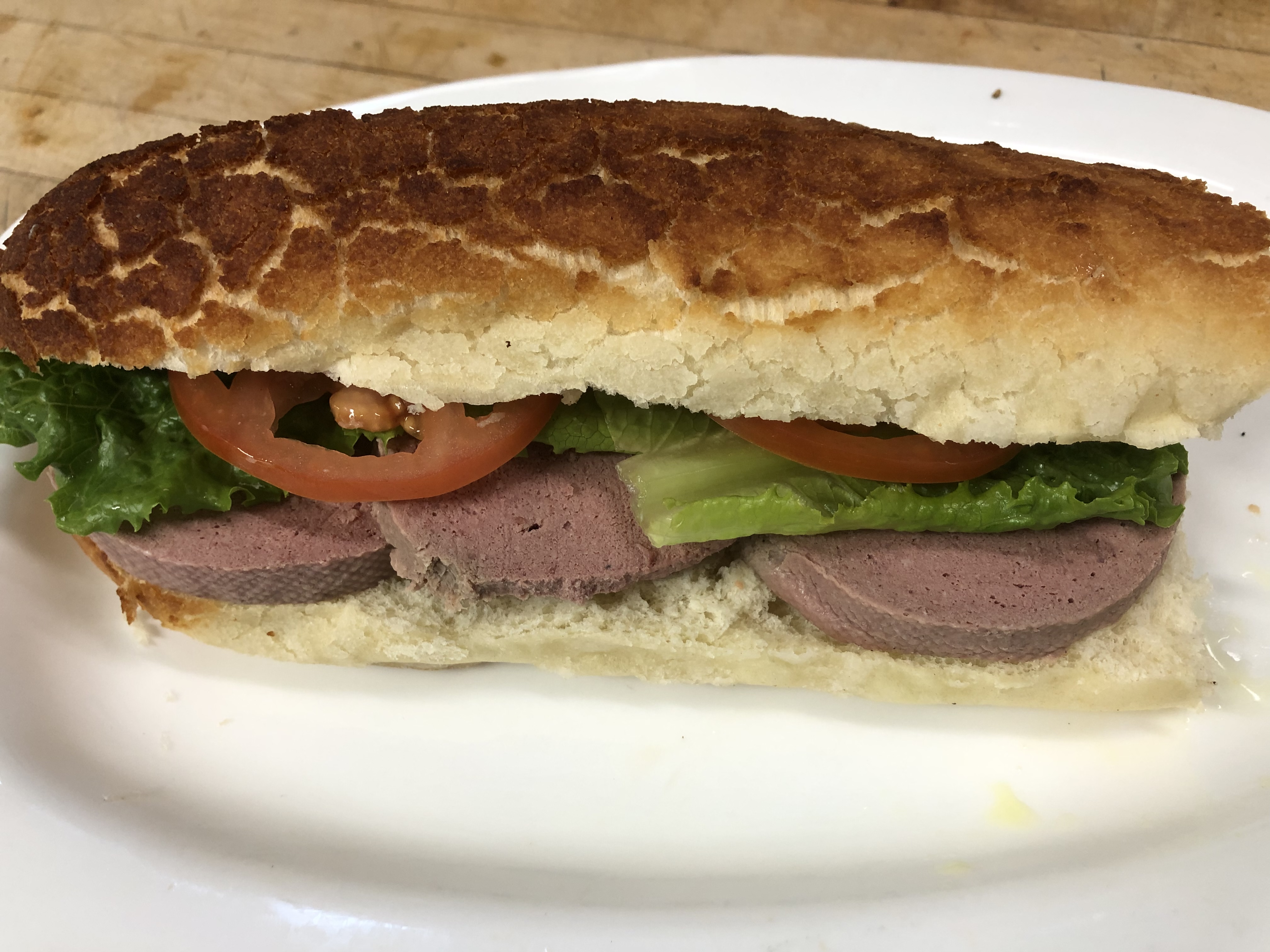 Order Liverwurst Sandwich food online from Lucca Deli store, San Francisco on bringmethat.com