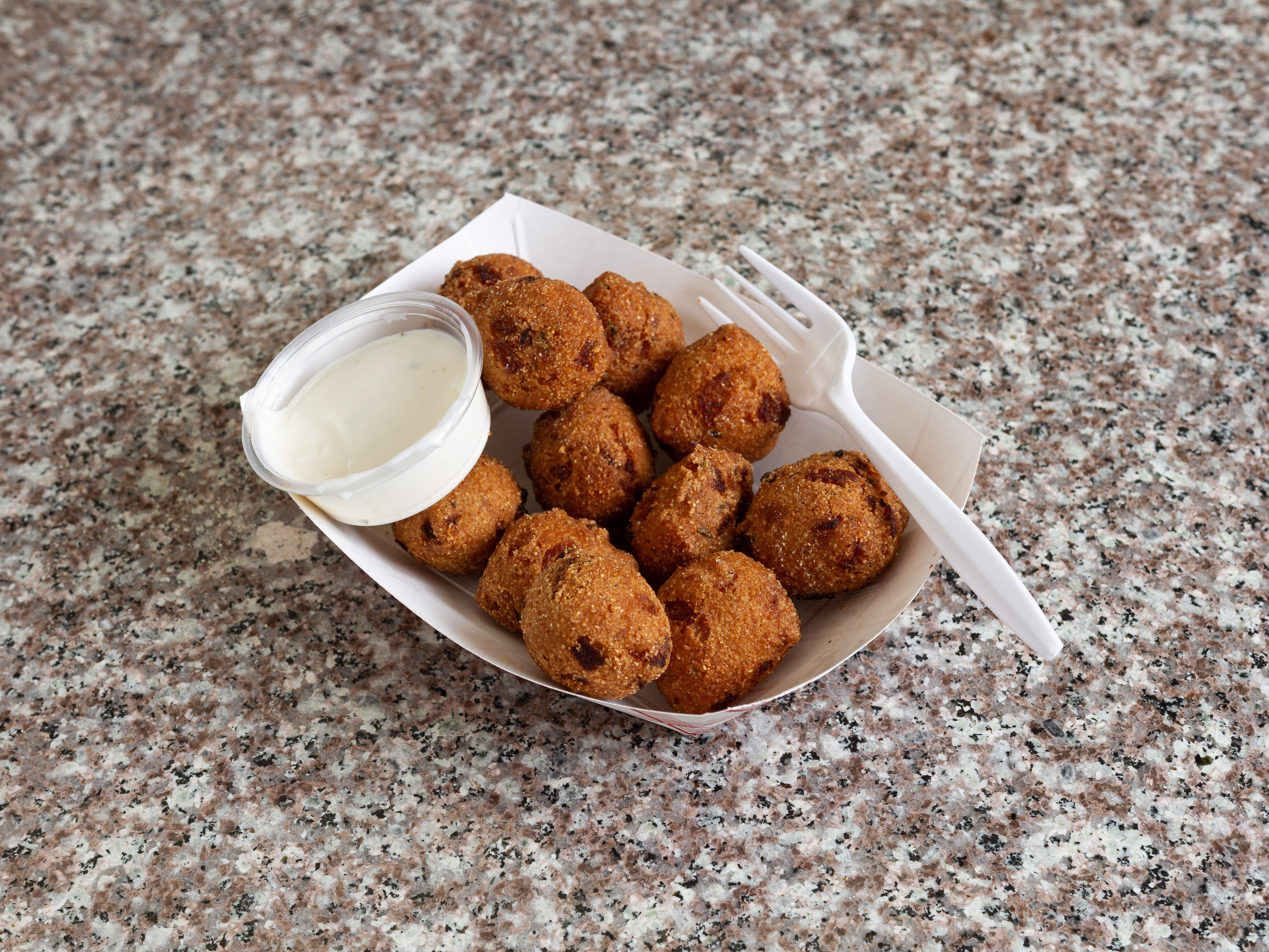 Order Hush Puppies food online from Hip Hop Fish & Chicken store, Silver Spring on bringmethat.com