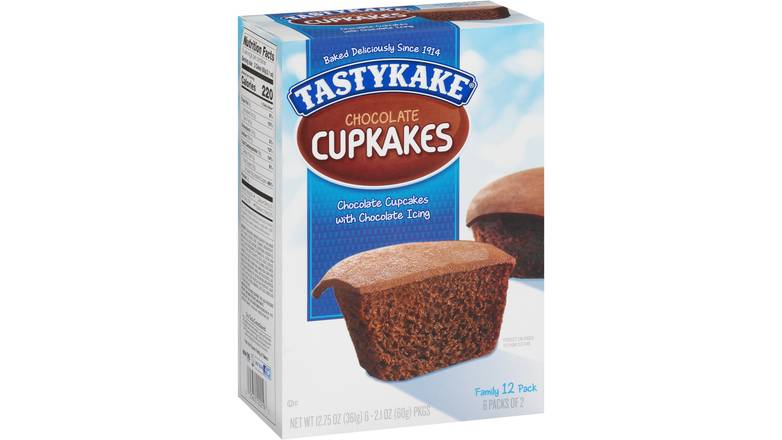 Order Tastykake® Chocolate Cupkakes -2.1 oz. Packs food online from Gud2Go store, Marlton on bringmethat.com