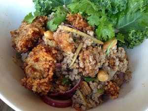 Order Y9. Nam Sod (spicy)  food online from Thai Amarin store, Springfield Township on bringmethat.com
