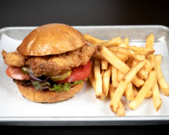 Order Nashville Hot Chicken Sandwich food online from BWhizzy's store, Conroe on bringmethat.com