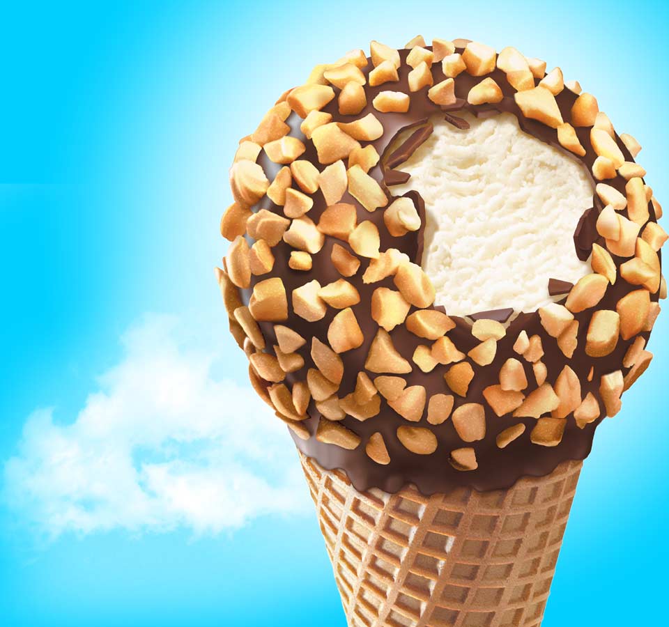 Order Ice Cream Drumstick King Vanilla or Chocolate food online from Antidote store, Reseda on bringmethat.com