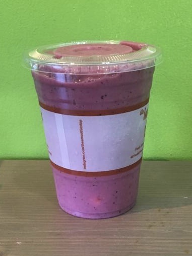 Order Pomegranate Smoothie food online from The Smoothie Stop store, La Canada Flintridge on bringmethat.com
