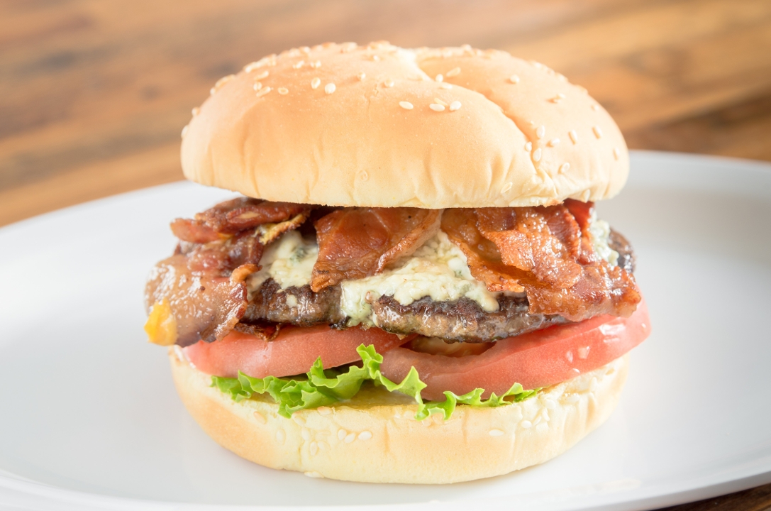 Order Bacon & Blue food online from 206 Burger Company store, Seattle on bringmethat.com