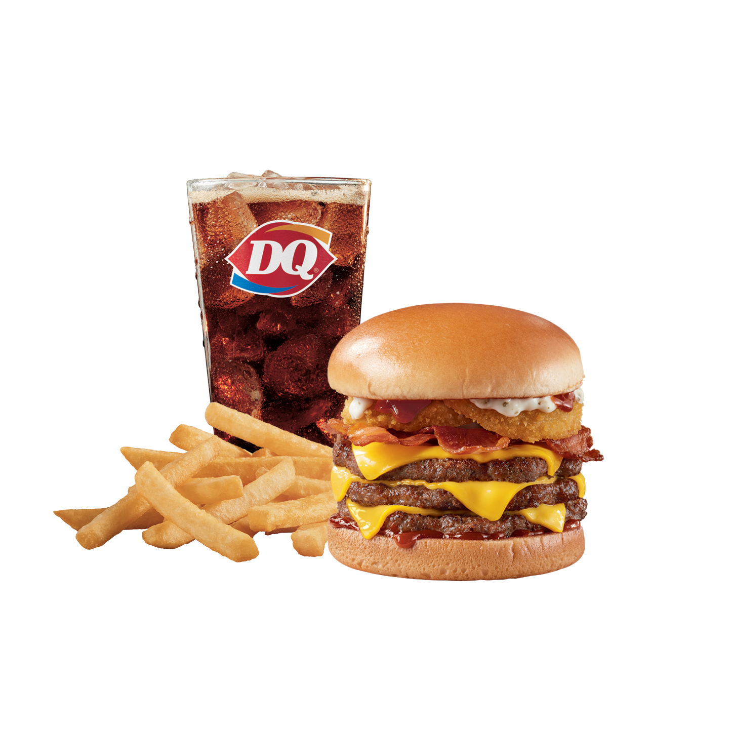 Order Loaded A.1.® 1/3 lb.* Signature Stackburger Combo food online from Dairy Queen store, North Olmsted on bringmethat.com